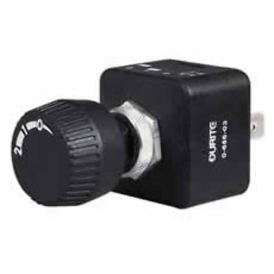 Splashproof Rotary On/On/Off Switch - 15A at 12V - Each - 0-656-03