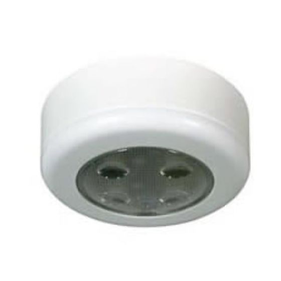 White LED Roof Lamp with Switch - 12/24V - Each - 0-668-03