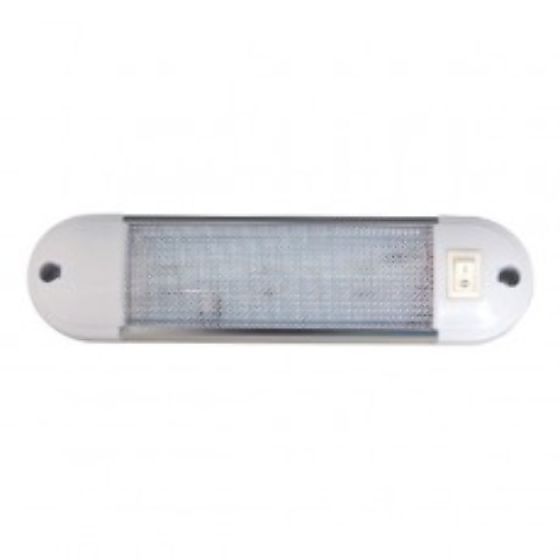 White 18-LED Linear Interior Lamp - 210 Lumen - 12/24V - Each - 0-668-32