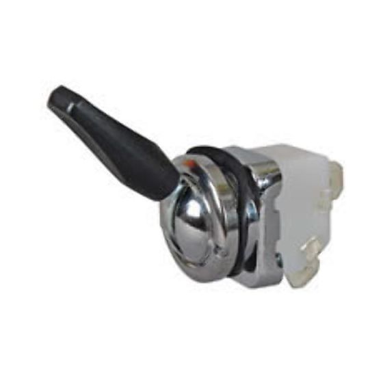 Momentary On Toggle Switch with Plastic Paddle Lever - 5A at 12V - Each - 0-687-11