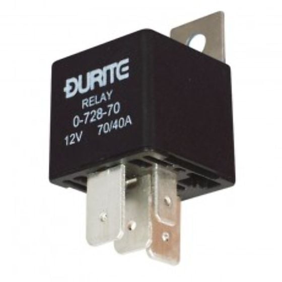 12V Mini Heavy Duty Change Over Relay - 40/70A - Each - 0-728-70