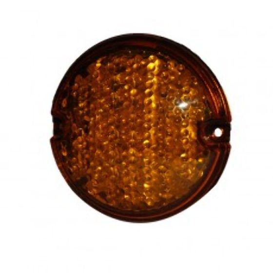 LED Rear Indicator Lamp with Econoseal Plug - 95mm diameter, 12V - Each - 0-768-68