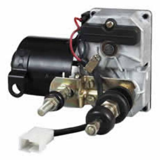 12V Wiper Motor - Switched/Autopark 58mm Twin Shaft 90 degree - Each - 0-866-90