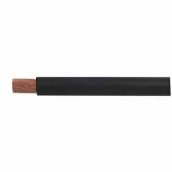 Black Copper Core Flexible PVC Starter Cable - 25mm x 10m - 0-981-10