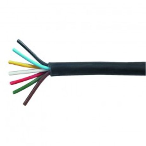 7 Core Thin-Wall PVC Trailer Cable - 0.75mm x 100m - 3-997-60