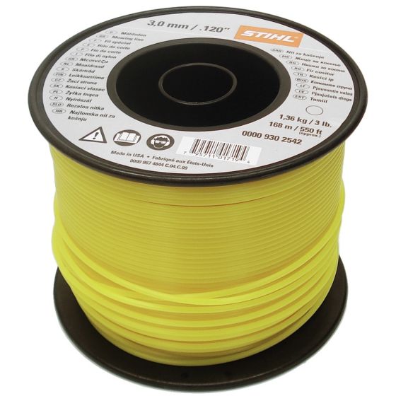 Mowing Line, 3mm x 162 m, Round Section for Stihl  - 0000 930 2542