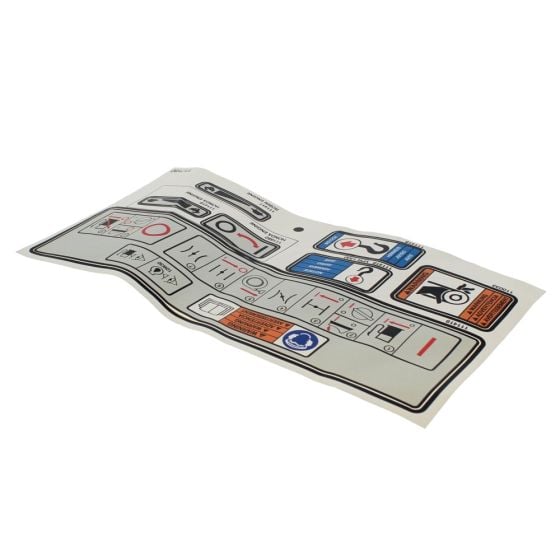 Decal Safety Sheet RT560/820 - Genuine Wacker Part No. 0117180