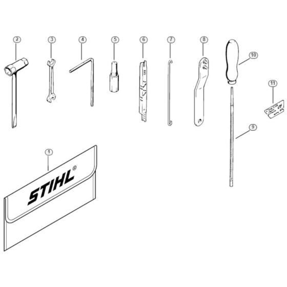 Tools & Extras for Stihl 031 Chainsaw