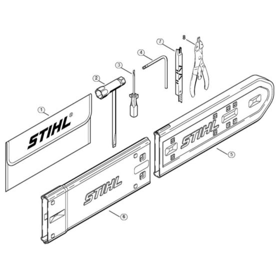 Tools & Extras for Stihl 038 Chainsaw