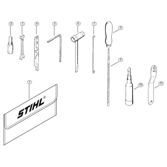 Tools & Extras for Stihl 041 Chainsaw