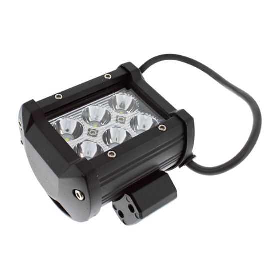 18W LED Work Lamp - 10-32V, IP67 Waterproof, 76mm Durable Light