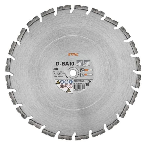 Stihl D-BA10 Diamond Cutting Wheel (Concrete / Asphalt) - 12-16"