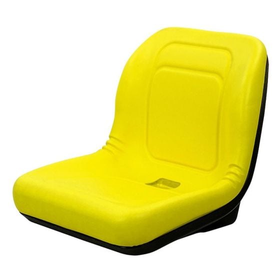 Yellow PVC Plastic Pan Seat for Tractors and Small Vehicles - 084 670 