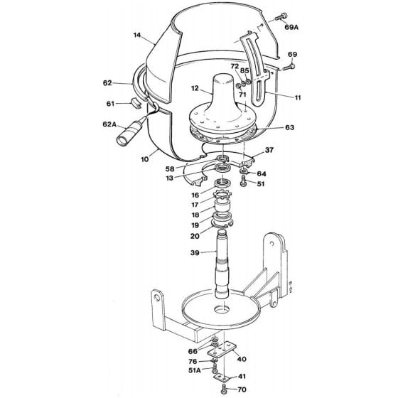 Drum Assembly for Winget 100T Cement Mixers