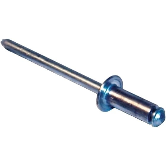 Steel Open Type Rivets Standard Flange