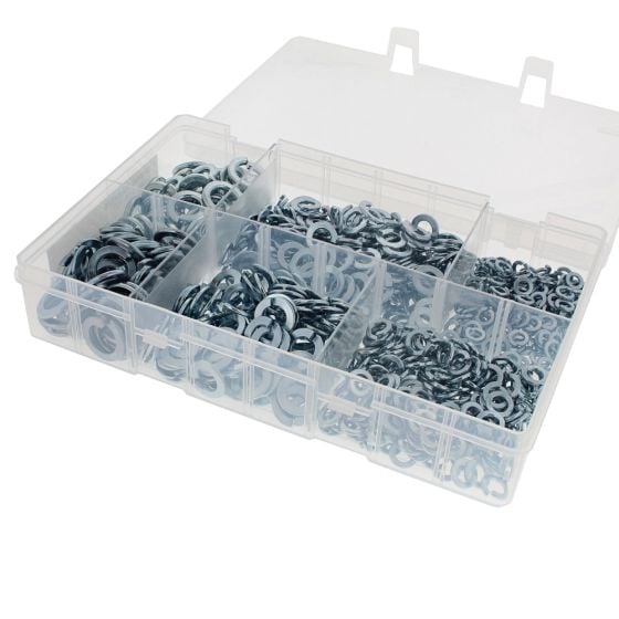 Imperial Spring Washers, Sizes: 3/16"- 1/2" Assorted Box (800 pieces)