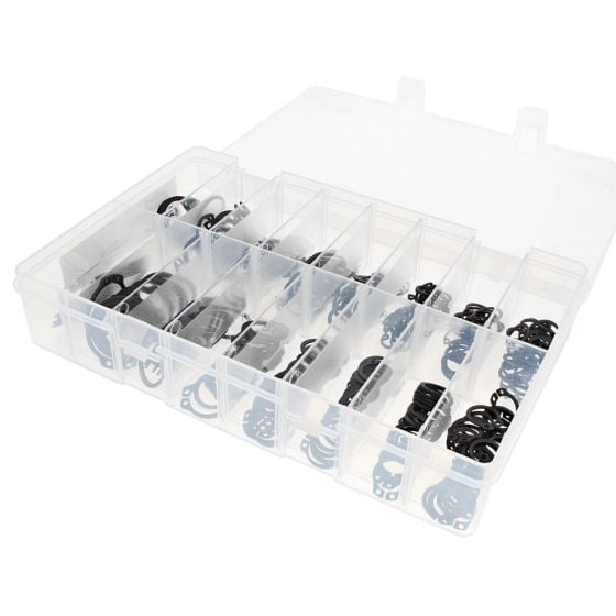 Internal & External Circlips, Sizes: 12mm-25mm Assorted Box (280 pieces)