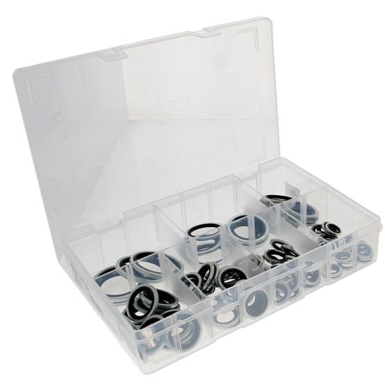 1/8"-1" BSP Bonded Seals Assorted Box (100 pieces)