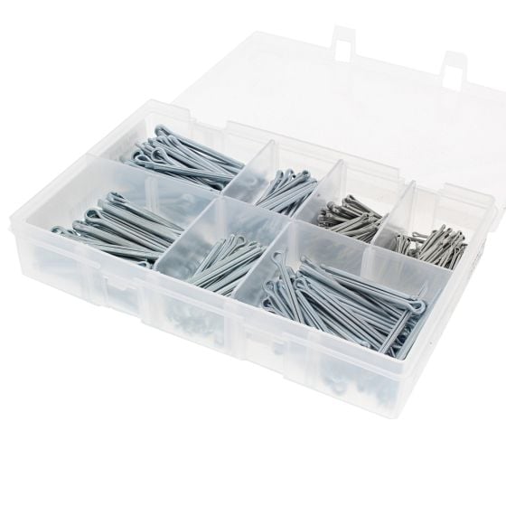 Assorted Split Pins Imperial Sizes - (410 Pieces)