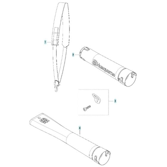 Accessories for Husqvarna 120iB Battery Blower