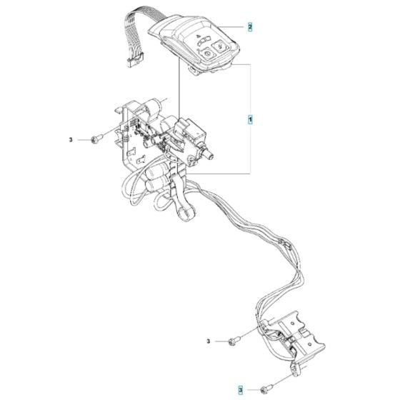 Electrical for Husqvarna 120iB Battery Blower