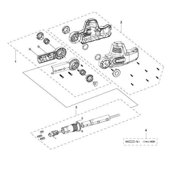 Head Assembly for Husqvarna 120iTK4-PH Pole Pruners