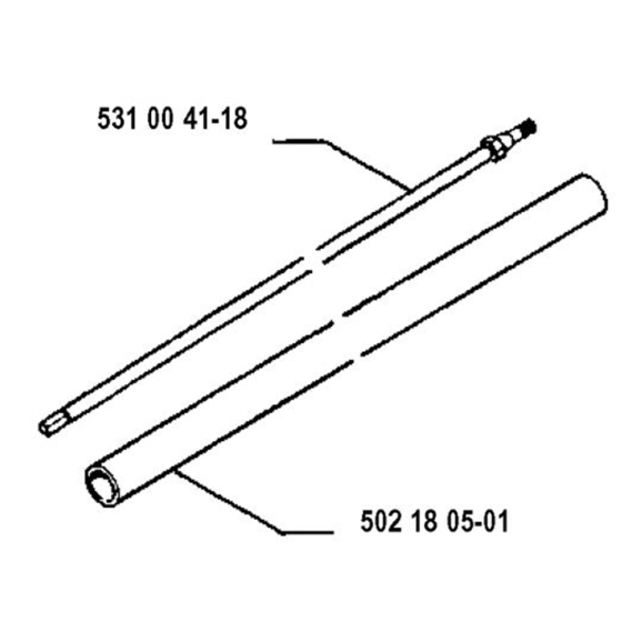 Shaft  for Husqvarna 120 L  Trimmer/ Edgers