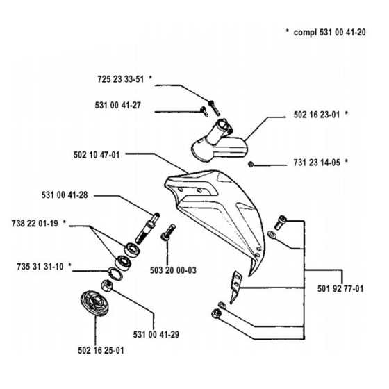 Bevel Gear-1 for Husqvarna 120 L  Trimmer/ Edgers