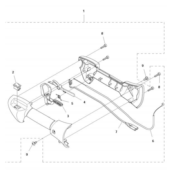 Throttle Controls  for Husqvarna 122 C Trimmer/ Edgers