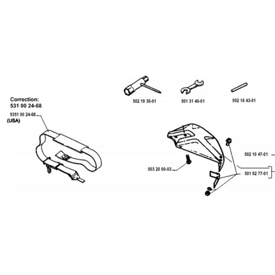 Accessories  for Husqvarna 122L Trimmer/ Edgers