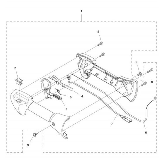 Throttle Controls  for Husqvarna 122 LDx Trimmer/ Edgers