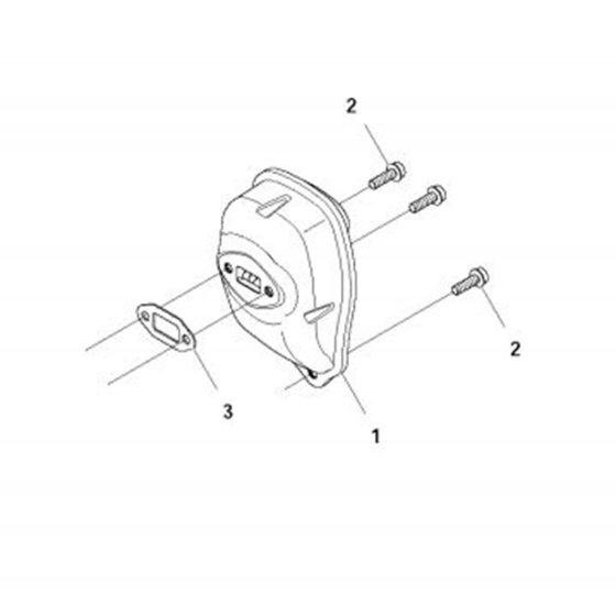 Muffler  for Husqvarna 122 LDx Trimmer/ Edgers