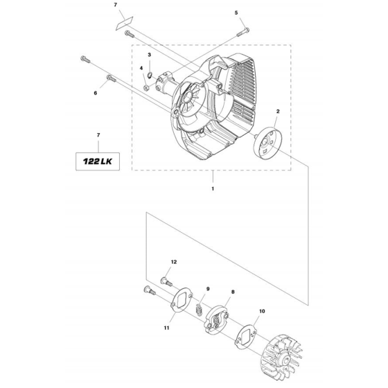 Clutch  for Husqvarna 122 Lk Trimmer/ Edgers