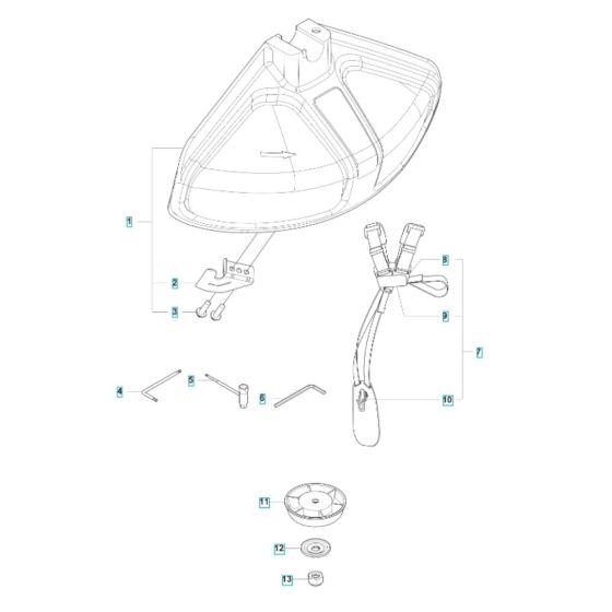 Accessories for Husqvarna 122R Brushcutter