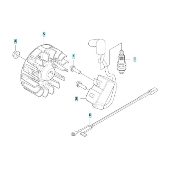 Ignition Assembly for Husqvarna 122R Brushcutter