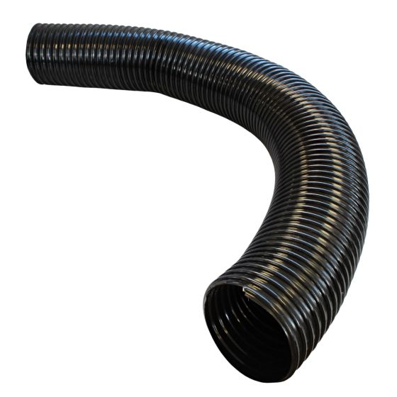 127mm Black Smooth Bore PVC Ducting  (1 Metre)