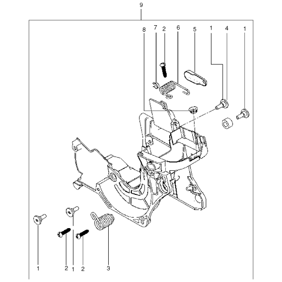 Bracket Assembly for Husqvarna 125 Chainsaw