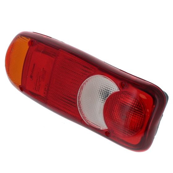 6 Function Universal Rear Combination Lamp - S/T/DI/Fog/Rev - with Socket, with Reflector - 0-071-02