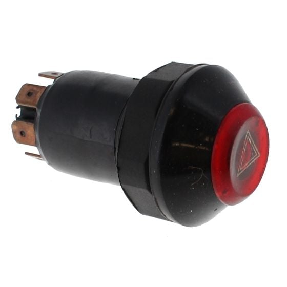 Push On/Push Off Illuminated Hazard Switch - 12V - Each - 0-484-50