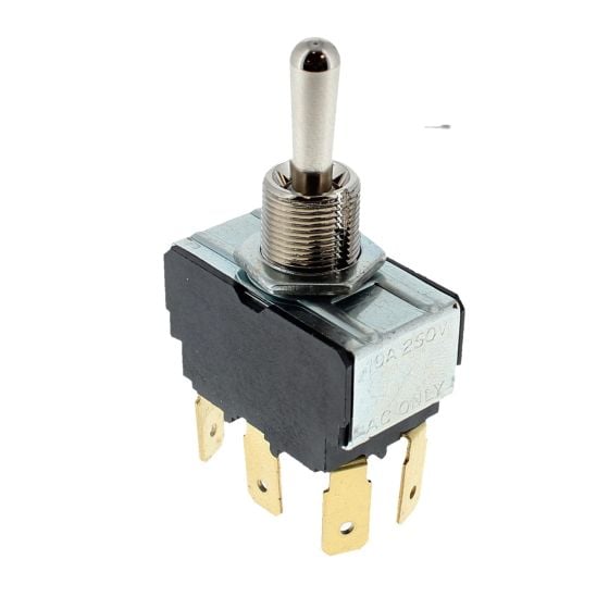 3 Way Momentary On/Off/Momentary On Double-Pole Switch 10A at 28V- 0-496-02