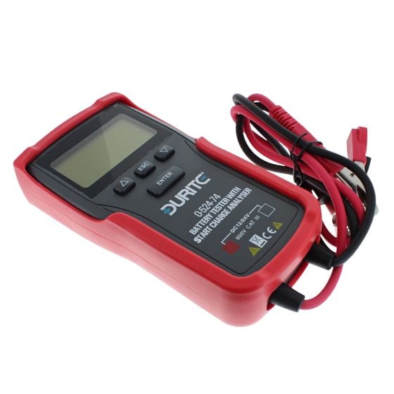 Battery Tester with Start/Charge Analyser - 12V - Each - 0-524-74