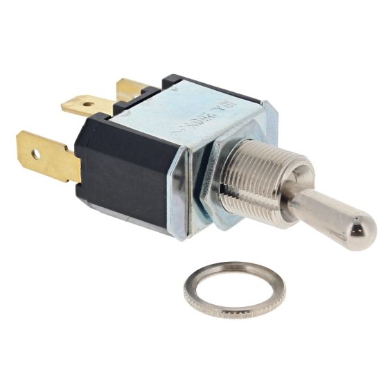 Change Over/ On/Off Toggle Switch wi/ Metal Lever - 10A at 28V - 0-658-01