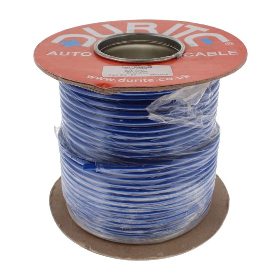 Blue Single-Core PVC Auto Cable - 3mm x 50m - 0-945-02