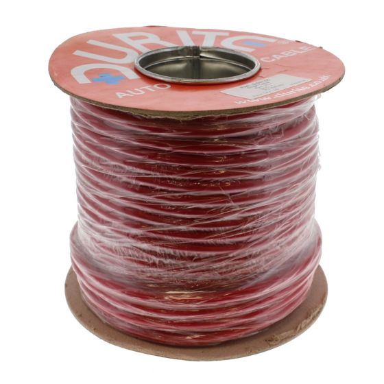 Red Single-Core PVC Auto Cable - 6mm x 30m - 0-947-05