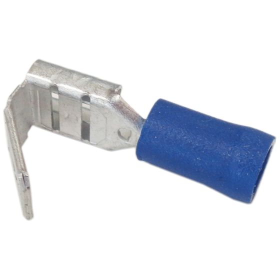 Blue Pre-Insulated Piggy-Back Terminals - 6.30mm (Pack of 50) - 0-001-15