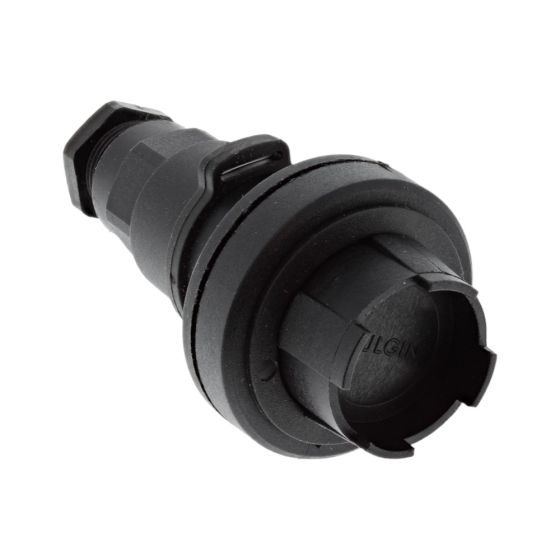 2 Pin Waterproof In-Line Plastic Trailing Socket - 10A - Each - 0-462-19