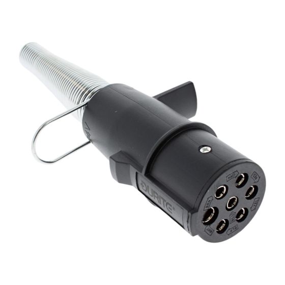 24V 7 Pin Plastic Trailer Socket - ISO 1185(24N) - 0-477-29