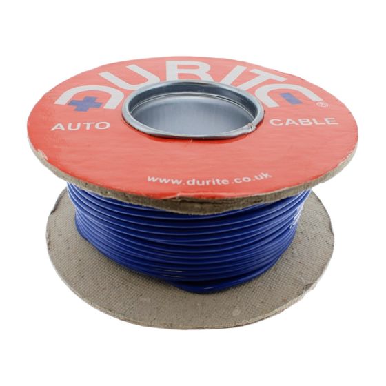 Blue Single-Core PVC Auto Cable - 1mm x 50m - 0-942-02