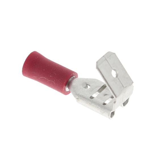 Red Pre-Insulated Piggy-Back Terminals - 6.30mm Pack of 100 - 2-001-33