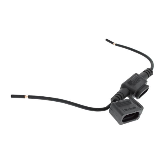 Mini Blade Fuse Holder with Flying Leads and Cover - Maximum 15A Continuous - Each - 5-372-90